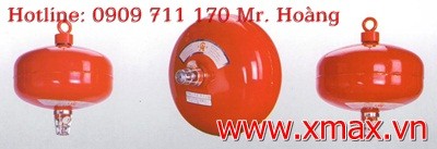 Bình cầu chữa cháy tự động bột BC XZFTB-6 6kg 3
