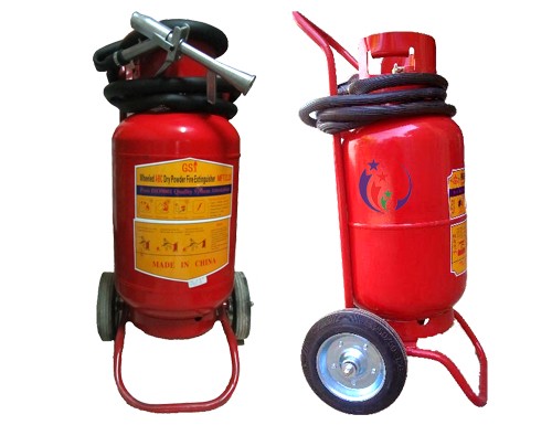 Bình chữa cháy xe đẩy loại lớn 35kg dạng bột hay còn gọi là bình cứu hỏa BC MFZ35 - Bảng báo giá bán hàng chất lượng uy tín