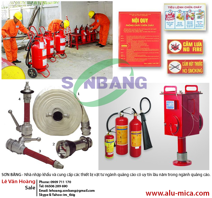 Địa điểm cửa hàng bán bình chữa cháy tại Tp HCM - Bảng báo giá 2014 5